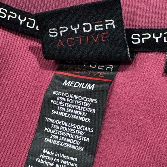 Spyder Active Core Full Zip Long Sleeve Jacket Women’s Medium - Picture 2 of 3